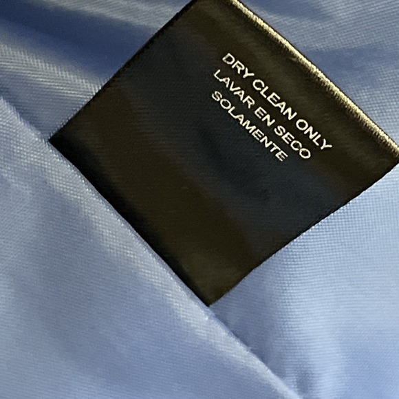 Tahari ASL Blazer Womens 10 Perwinkle One Button Jacket Structured Lined Office - Picture 5 of 13